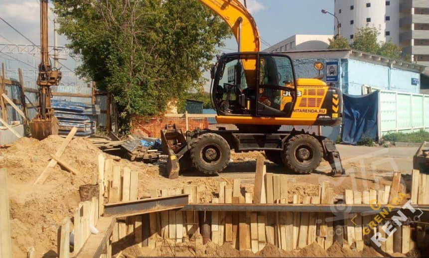 Аренда колесного экскаватора с грейфером 12 метров thumbnail 4