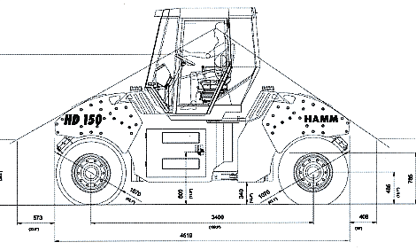 Аренда грунтового катка Hamm HD 150 - 14,5 тонн thumbnail 2