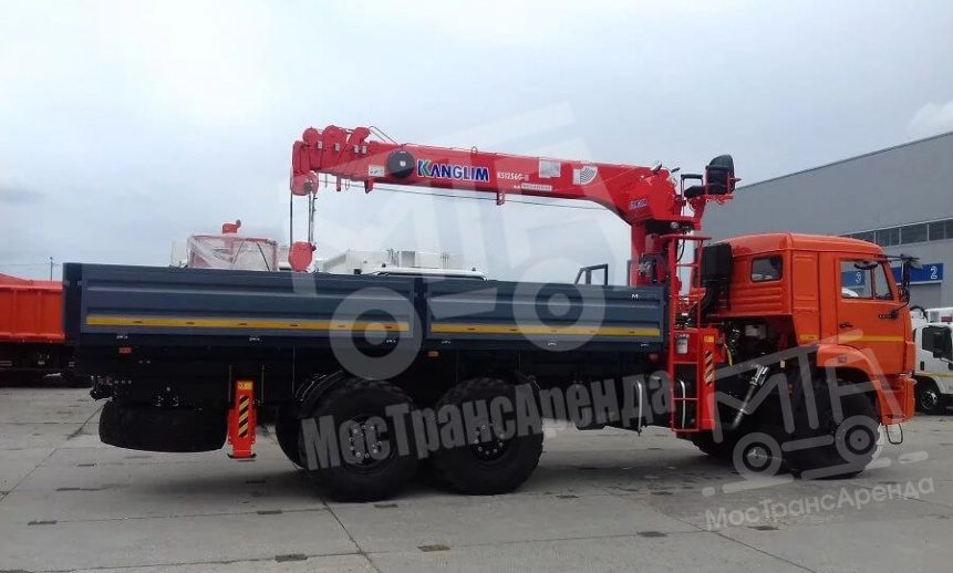 Манипулятор КАМАЗ вездеход, стрела 7 тонн, борт 10 тонн thumbnail 4