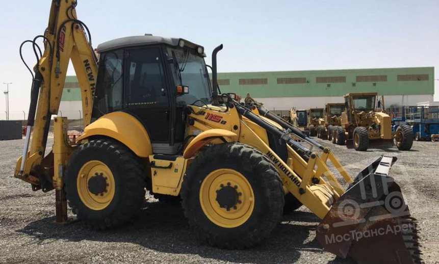 Аренда экскаватора-погрузчика New Holland B115B thumbnail 3