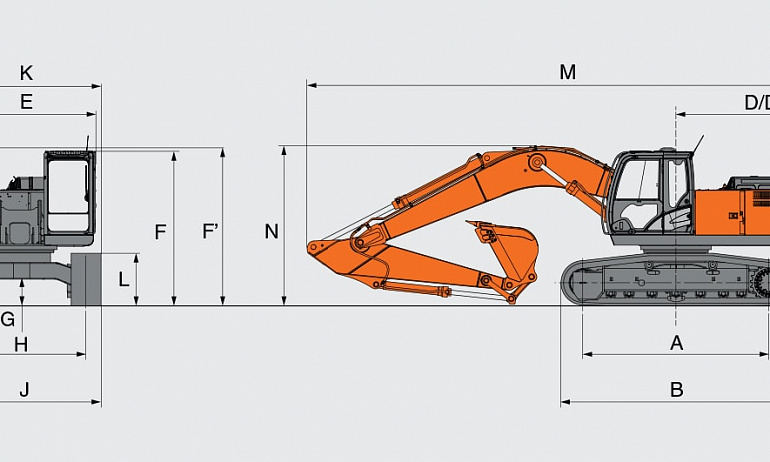 Аренда гусеничного экскаватора Hitachi ZX280-5G thumbnail 2