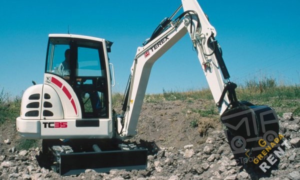 Аренда мини-экскаватора TEREX TC 35 thumbnail 1
