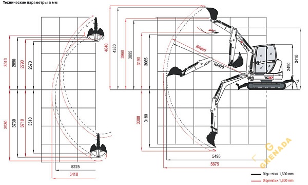 Аренда мини-экскаватора TEREX TC 35 thumbnail 2