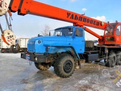 Аренда автокрана Ульяновец - 25 тонн