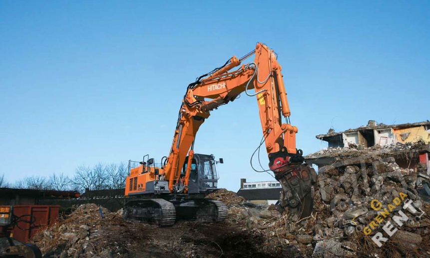Аренда экскаватора-разрушителя HITACHI ZX480LC-3 Demolition thumbnail 0