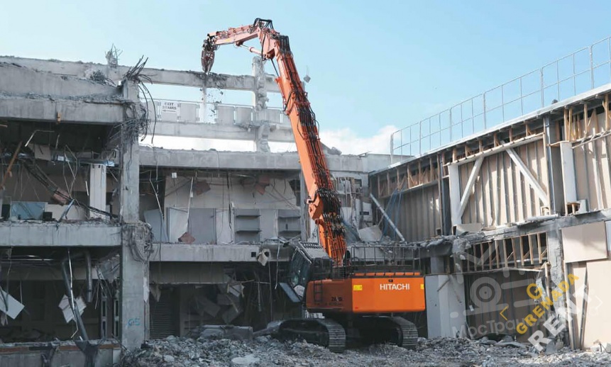 Аренда экскаватора-разрушителя HITACHI ZX480LC-3 Demolition thumbnail 1