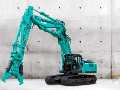Аренда экскаватора Kobelco SK350LC-8 с бетоноломом