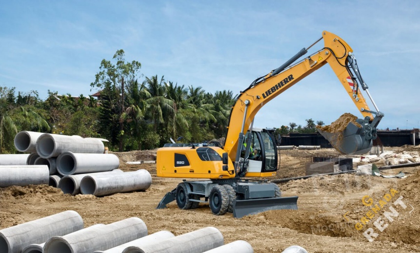 Аренда колесного экскаватора Liebherr A 920 Litronic thumbnail 0