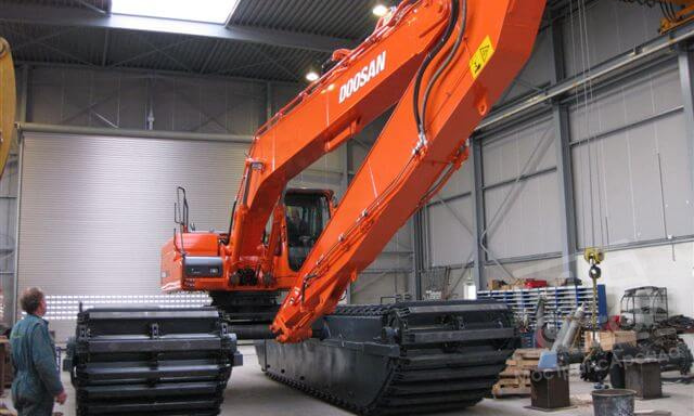 Аренда плавающего экскаватора Doosan DX225LCA SLR thumbnail 4