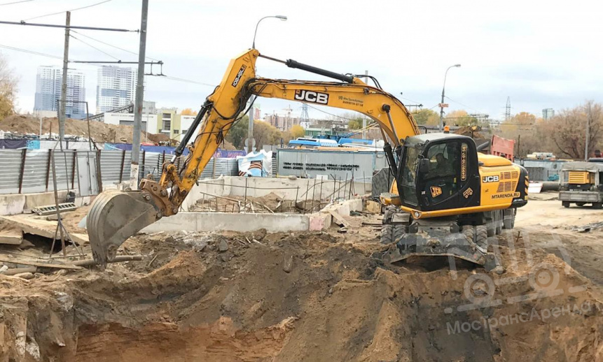 Аренда колесного экскаватора JCB JS 160W thumbnail 0