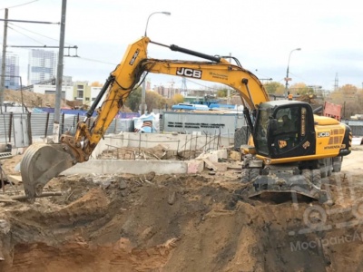 Аренда колесного экскаватора JCB JS 160W