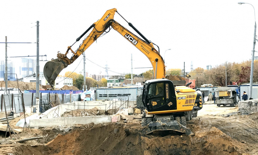 Аренда колесного экскаватора JCB JS 160W thumbnail 1