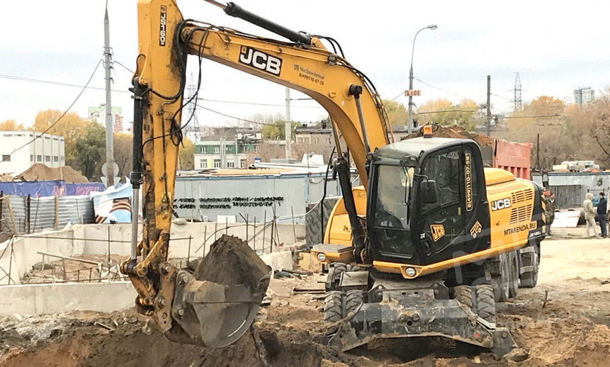 Аренда колесного экскаватора JCB JS 160W thumbnail 3