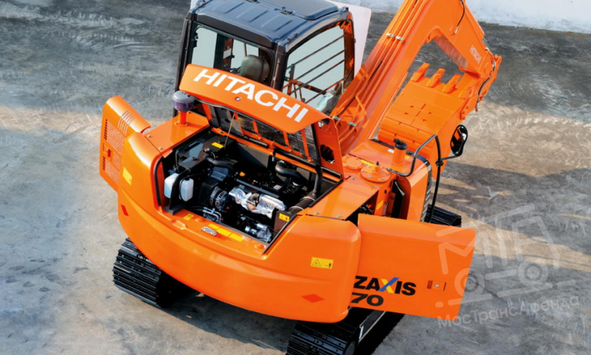 Аренда мини-экскаватора Hitachi ZX70-5G thumbnail 0