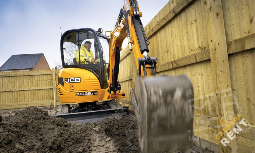 Аренда мини-экскаватора JCB 8025 ZTS thumbnail 1