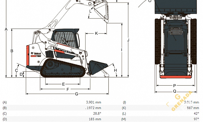 Аренда мини-погрузчика Bobcat Т590 thumbnail 3