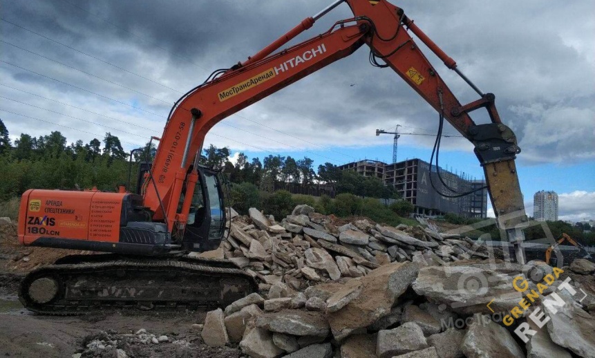 Аренда гидромолота 1 тонна на базе экскаватора 18 тонн thumbnail 1