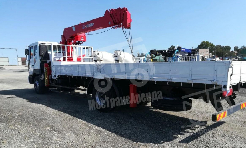 Аренда манипулятора Daewoo с грузоподъемностью стрелы 8 тонны и грузоподъемностью борта 8 тонн thumbnail 1