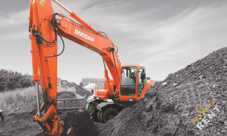 Аренда колесного экскаватора Doosan S210W thumbnail 0
