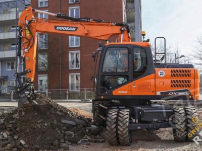 Аренда колесного экскаватора Doosan DX160W