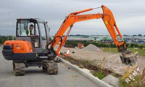 Аренда мини-экскаватора Hitachi ZX50 thumbnail 1