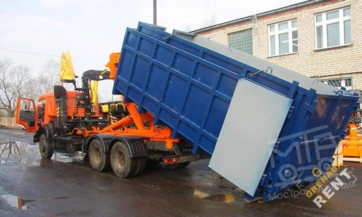 Аренда мусоровоза КАМАЗ Мультилифт - 27 м3 16 тонн thumbnail 1