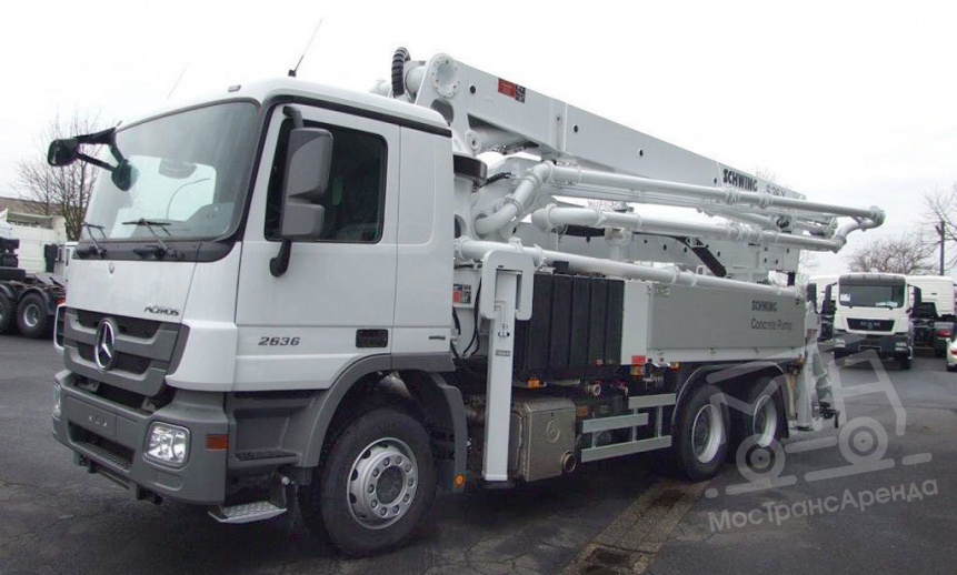 Аренда бетононасоса MERCEDES Schwing - 24 м thumbnail 0