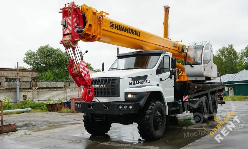 Аренда автокрана Ивановец - 25 тонн thumbnail 0