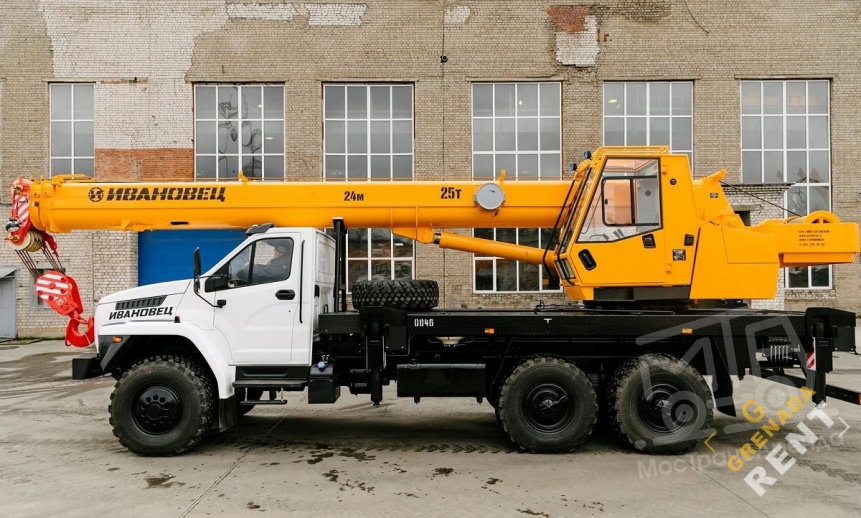 Аренда автокрана Ивановец - 25 тонн thumbnail 2