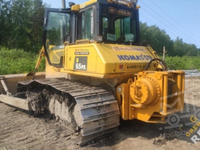 Аренда бульдозера Komatsu D65PX-16 болотоход с лебедкой