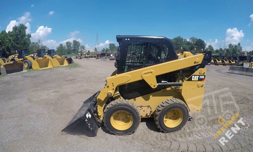 Аренда мини-погрузчика Cat 232D3 thumbnail 3