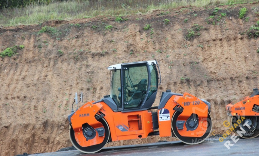 Аренда дорожного катка Hamm HD 130 - 14 тонн thumbnail 0