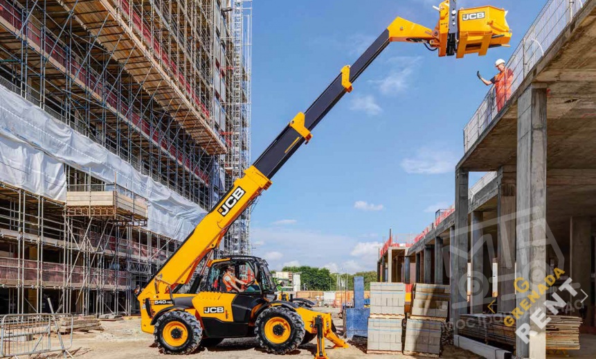 Аренда телескопического погрузчика JCB LOADALL 540-140 thumbnail 4