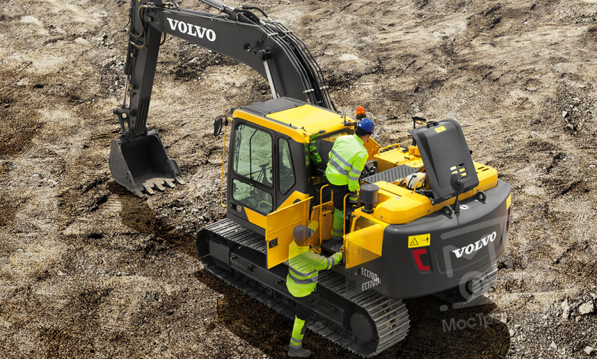 Аренда гусеничного экскаватора Volvo EC170D thumbnail 2