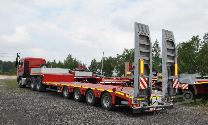 Аренда трала Max Trailer Max100 - 60 тонн thumbnail 1