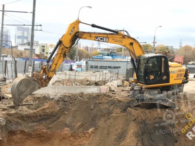 Аренда колесного экскаватора JCB JS 160W