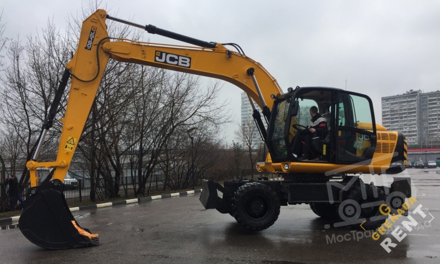Аренда колесного экскаватора JCB JS 160W thumbnail 5