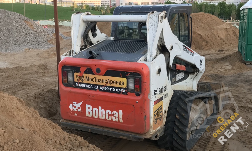 Аренда мини-погрузчика Bobcat Т590 болотный thumbnail 2