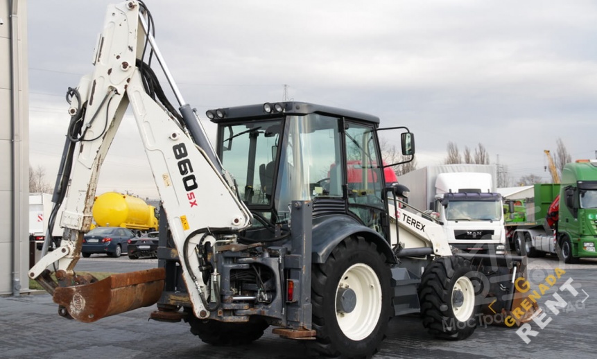 Аренда экскаватора-погрузчика Terex 860 thumbnail 2
