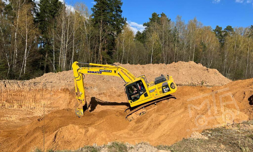 Аренда гусеничного экскаватора Komatsu PC210 thumbnail 1