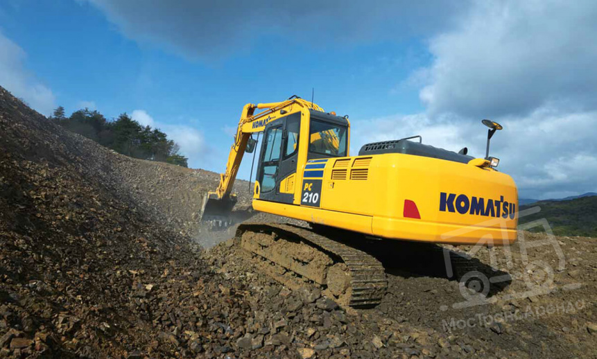 Аренда гусеничного экскаватора Komatsu PC210 thumbnail 5