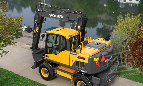 Аренда колесного экскаватора Volvo EW140D thumbnail 1