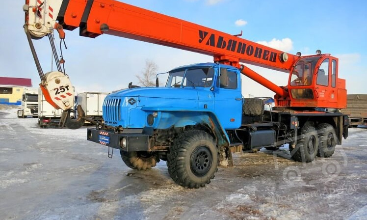 Аренда автокрана Ульяновец - 25 тонн thumbnail 0