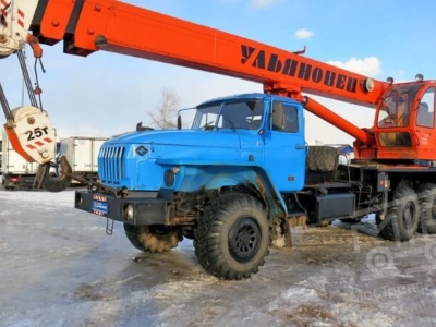 Аренда автокрана Ульяновец - 25 тонн