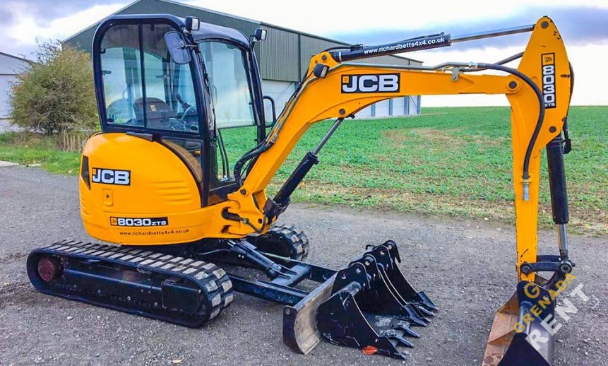 Аренда мини-экскаватора JCB 8030 ZTS thumbnail 0