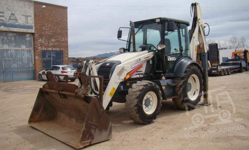 Аренда экскаватора-погрузчика Terex 860 thumbnail 0