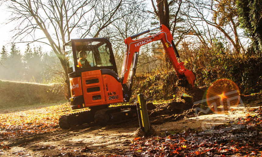 Аренда мини-экскаватора Hitachi ZX26U-5A thumbnail 2