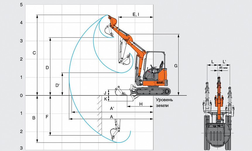 Аренда мини-экскаватора Hitachi ZX26U-5A thumbnail 4