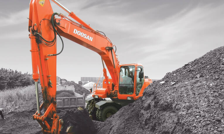 Аренда колесного экскаватора Doosan S210W thumbnail 0
