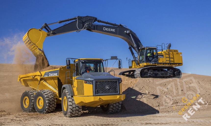 Аренда сочлененного самосвала John Deere 370E thumbnail 1